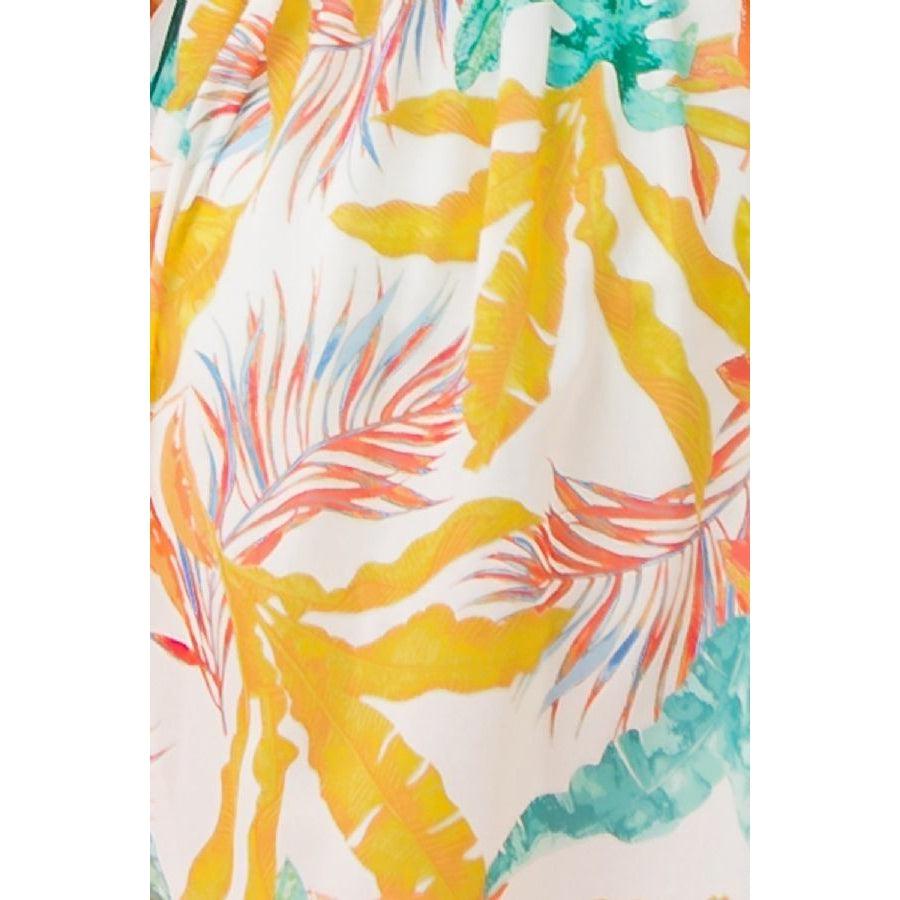 A Printed Woven Maxi Cover Up-Dresses-NXTLVLNYC