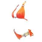 Amber Luxury Top & Tie Side Bottom - Orange-Sports & Entertainment - Swimming - Bikinis Set-NXTLVLNYC