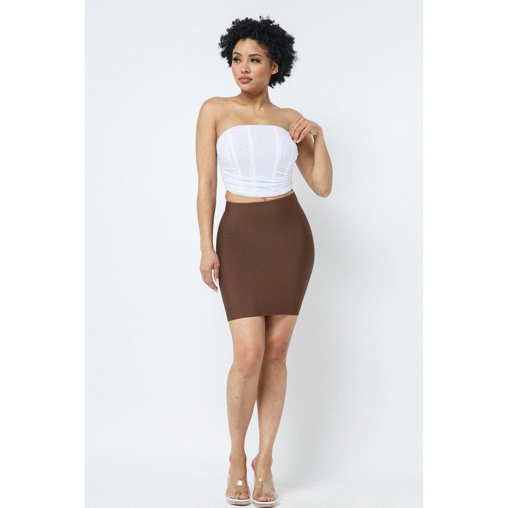 Bandage Mini Skirt-Dresses-NXTLVLNYC