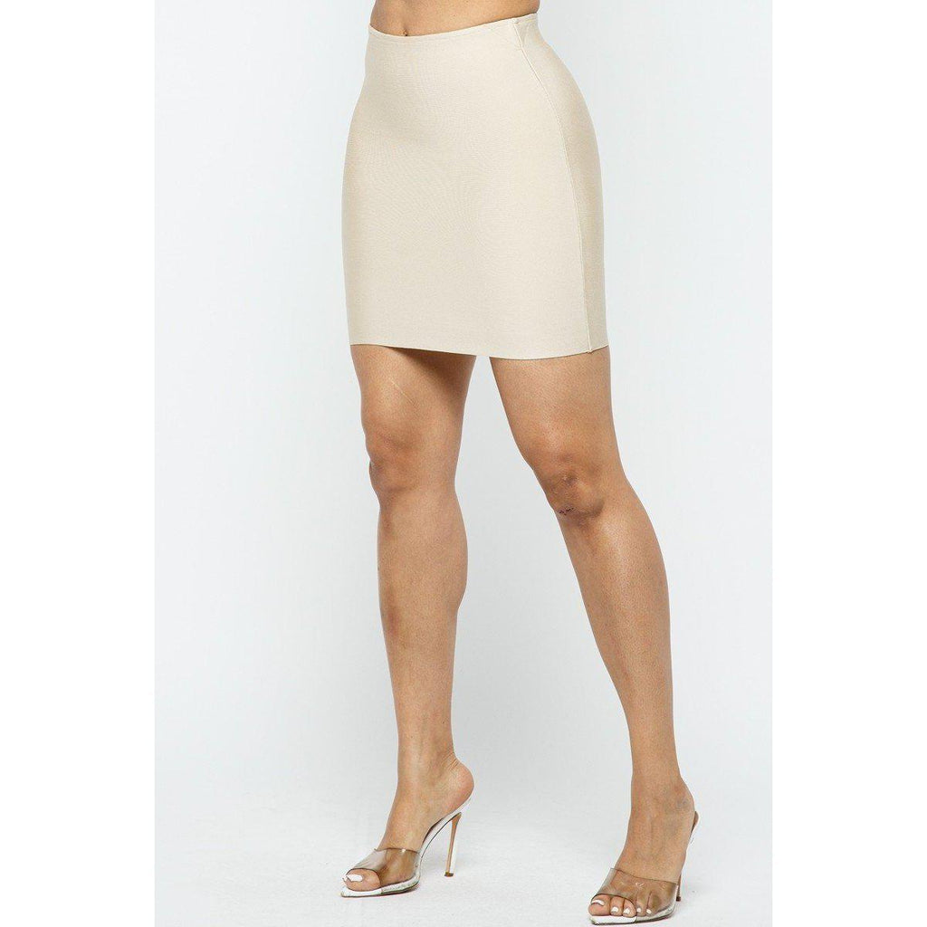 Bandage Mini Skirt-Dresses-NXTLVLNYC