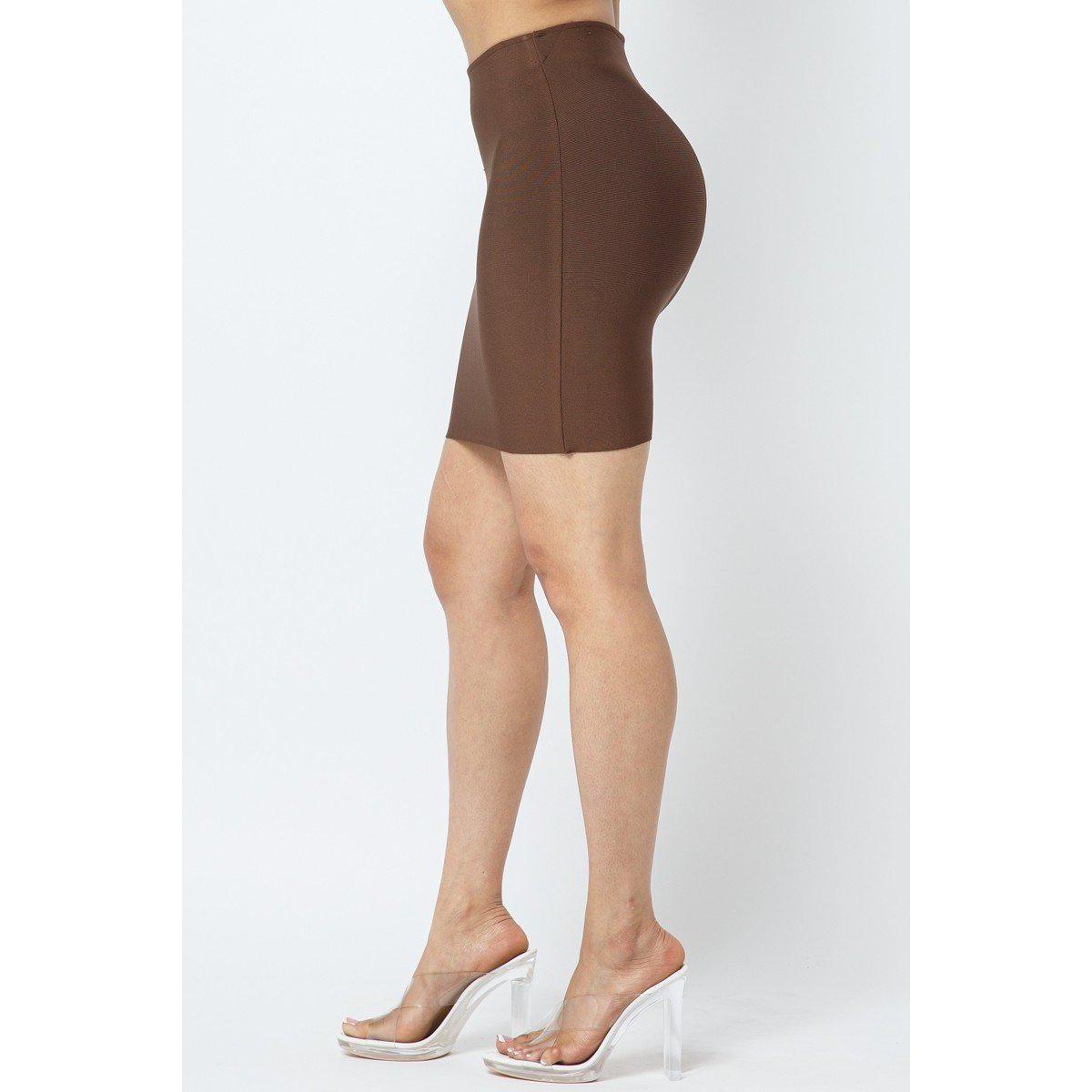 Bandage Mini Skirt-Dresses-NXTLVLNYC