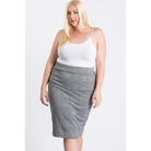 Black/grey Glen Plaid Skirt-Women - Apparel - Skirts - Maxi-NXTLVLNYC