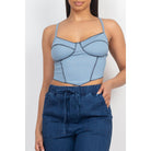 Bustier Sleeveless Ribbed Top-NXTLVLNYC