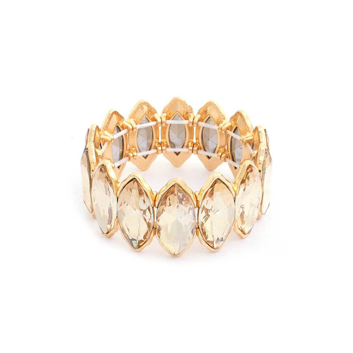 Fashion Oval Rhinestone Style Bracelet-NXTLVLNYC