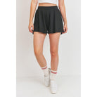 Flounce Shorts Micro Waffle-Shorts-NXTLVLNYC