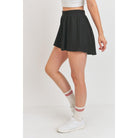 Flounce Shorts Micro Waffle-Shorts-NXTLVLNYC