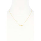 Happy Message Dainty Metal Necklace-Accessories Necklaces-NXTLVLNYC