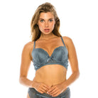 Lace Trim Push Up Bra-Lingerie & Underwear-NXTLVLNYC