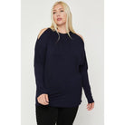 Long Sleeves Solid Top-Clothing Tops-NXTLVLNYC