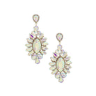 Marquise Rhinestone Dangle Earring-NXTLVLNYC