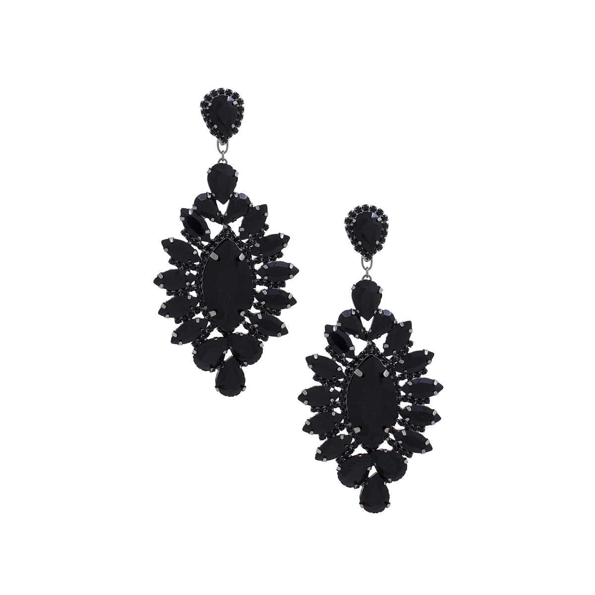 Marquise Rhinestone Dangle Earring-NXTLVLNYC