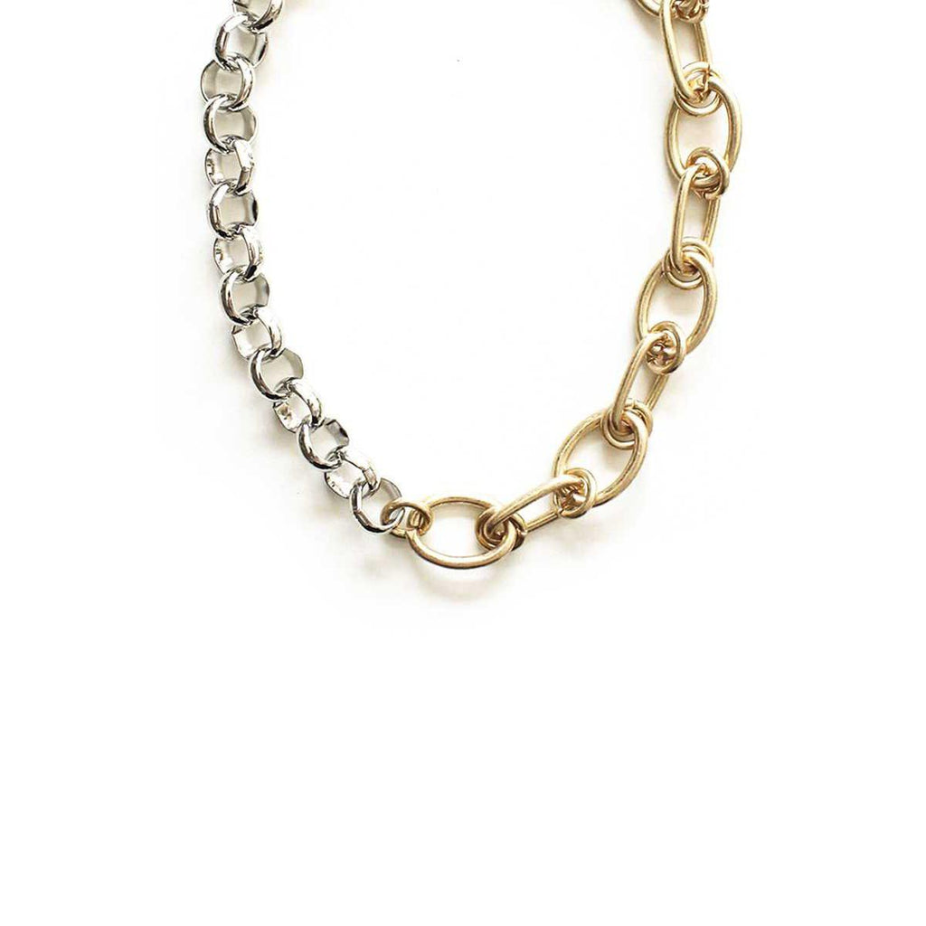 Metal 2 Style Necklace-Accessories Necklaces-NXTLVLNYC