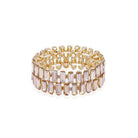 Rectangle Rhinestone Stretch Bracelet-NXTLVLNYC