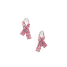 Rhinestone Awarness Bow Earring-NXTLVLNYC