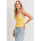 Rib Knit Sleeveless Top-NXTLVLNYC