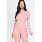 Ribbed Knit Romper-Jumpsuits & Rompers-NXTLVLNYC