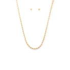 Rope Link Metal Necklace-NXTLVLNYC