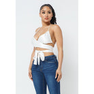 Satin Wrap Around Top-NXTLVLNYC