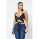 Satin Wrap Around Top-NXTLVLNYC