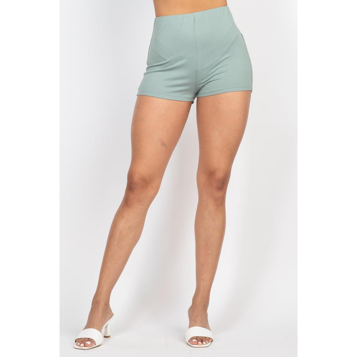 Scoop Buttoned Full Cami Top & Mini Shorts Set-NXTLVLNYC