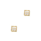 Secret Box Square Stone Stud Earring-Jewelry & Accessories - Earrings-NXTLVLNYC
