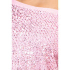 Sequin Wide Neck Boxy Mini Dress-Women - Apparel - Dresses - Cocktail-NXTLVLNYC
