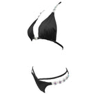 Shanel Triangle Top & Tango Bottom - Black-Sports & Entertainment - Swimming - Bikinis Set-NXTLVLNYC