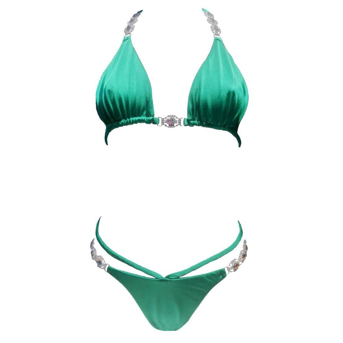 Shanel Triangle Top & Tango Bottom - Green-Sports & Entertainment - Swimming - Bikinis Set-NXTLVLNYC