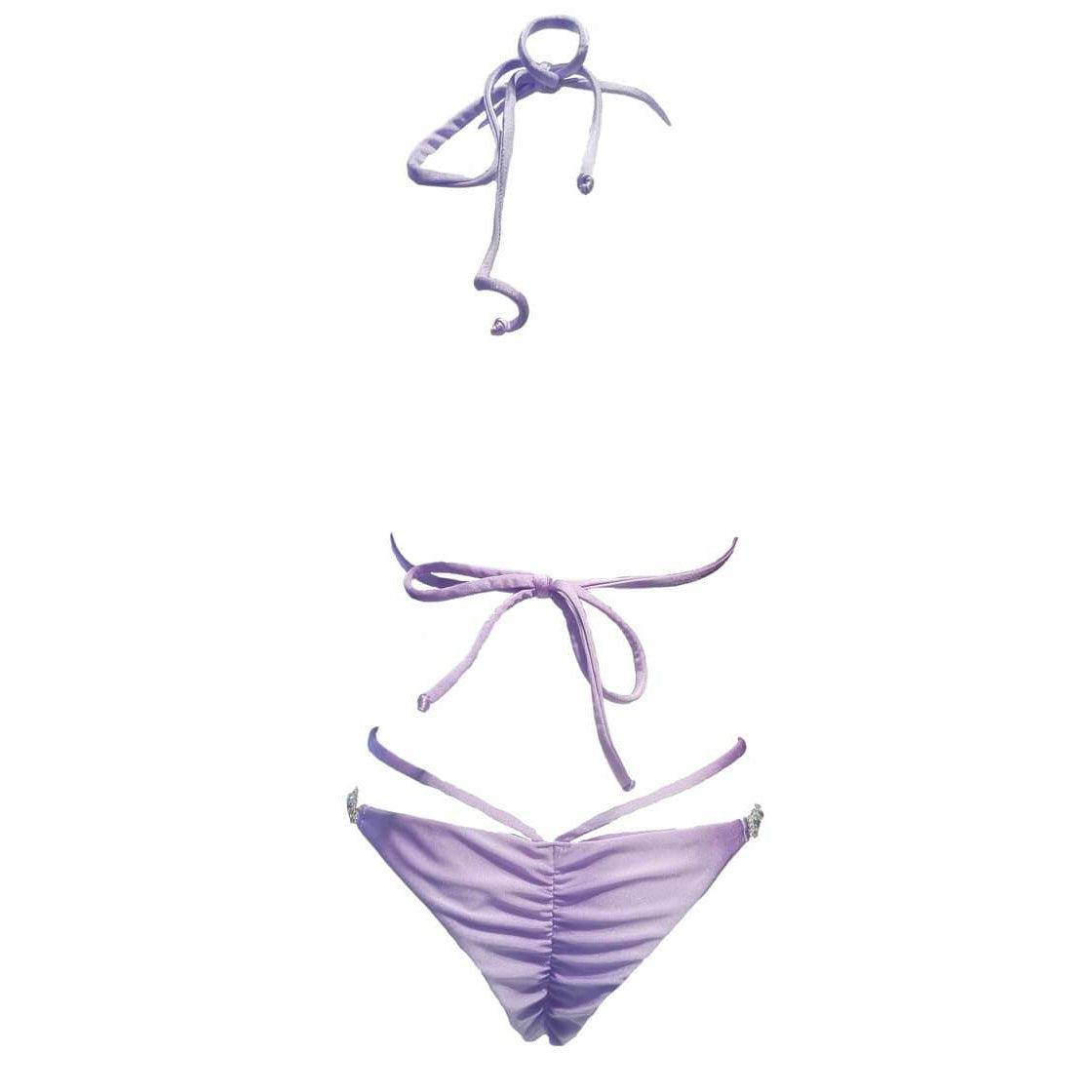 Shanel Triangle Top & Tango Bottom - Purple-Sports & Entertainment - Swimming - Bikinis Set-NXTLVLNYC