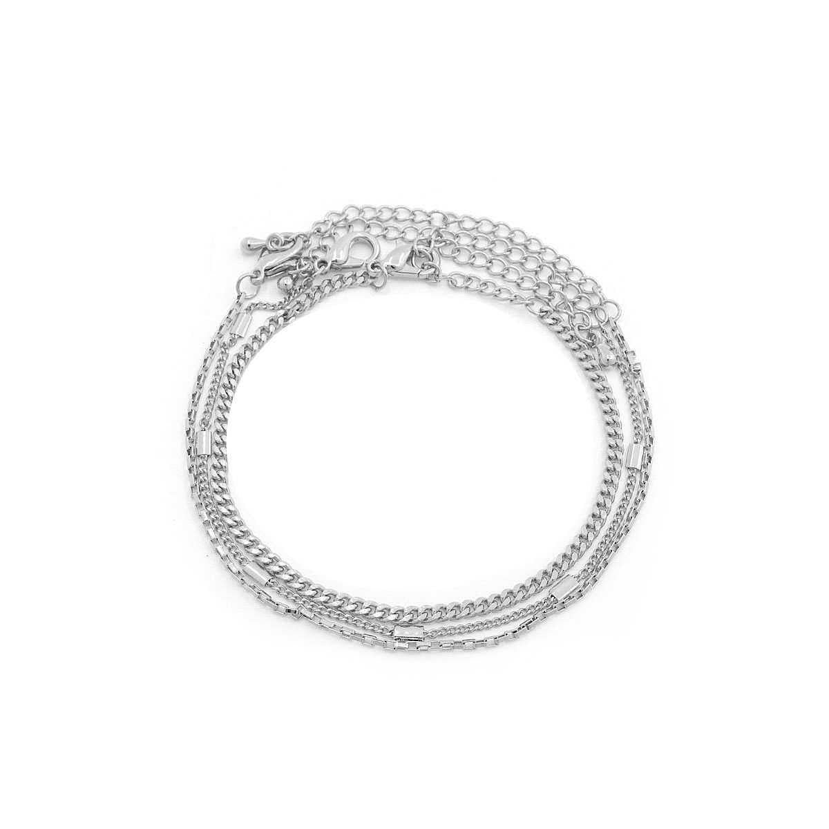 Sodajo Curb Link Metal Bracelet Set-Accessories Bracelets-NXTLVLNYC