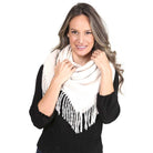 Solid Color Blanket Scarf With Fringes-SCARF-NXTLVLNYC