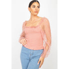 Square Neck Smocking Top-NXTLVLNYC