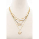 Square Shape Toggle Beaded Layered Necklace-Necklace-NXTLVLNYC