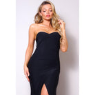 Strapless Sweetheart Maxi Dress-Dresses-NXTLVLNYC