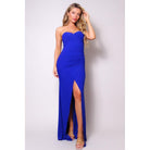 Strapless Sweetheart Maxi Dress-Dresses-NXTLVLNYC