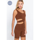 Suave Cut-out Seamless Romper-NXTLVLNYC