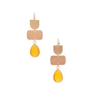 Teardrop Gem Multi Shape Dangle Earring-NXTLVLNYC