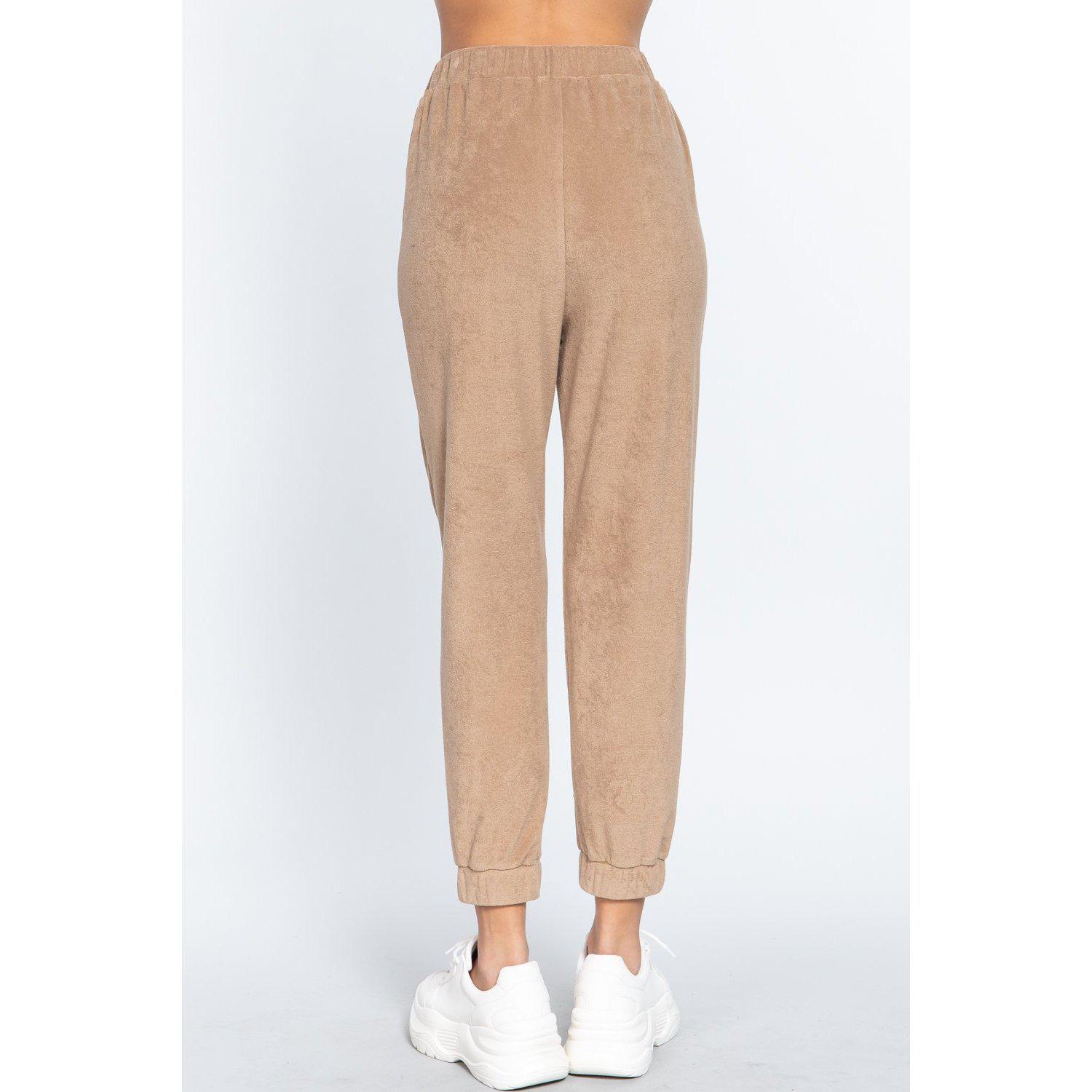 Terry Towelling Long Jogger Pants-NXTLVLNYC