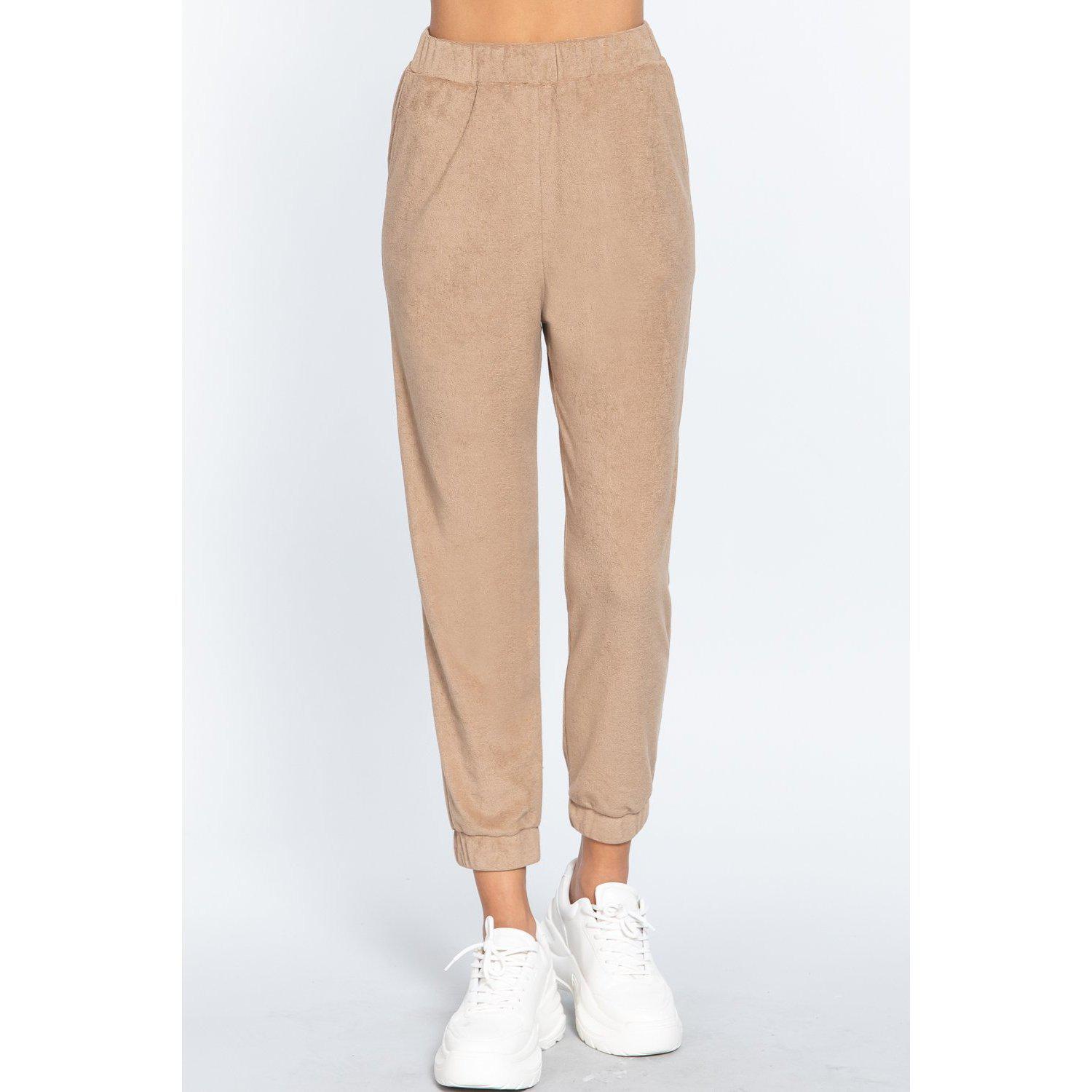 Terry Towelling Long Jogger Pants-NXTLVLNYC