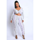 Tie Die Off Shoulder Set-NXTLVLNYC