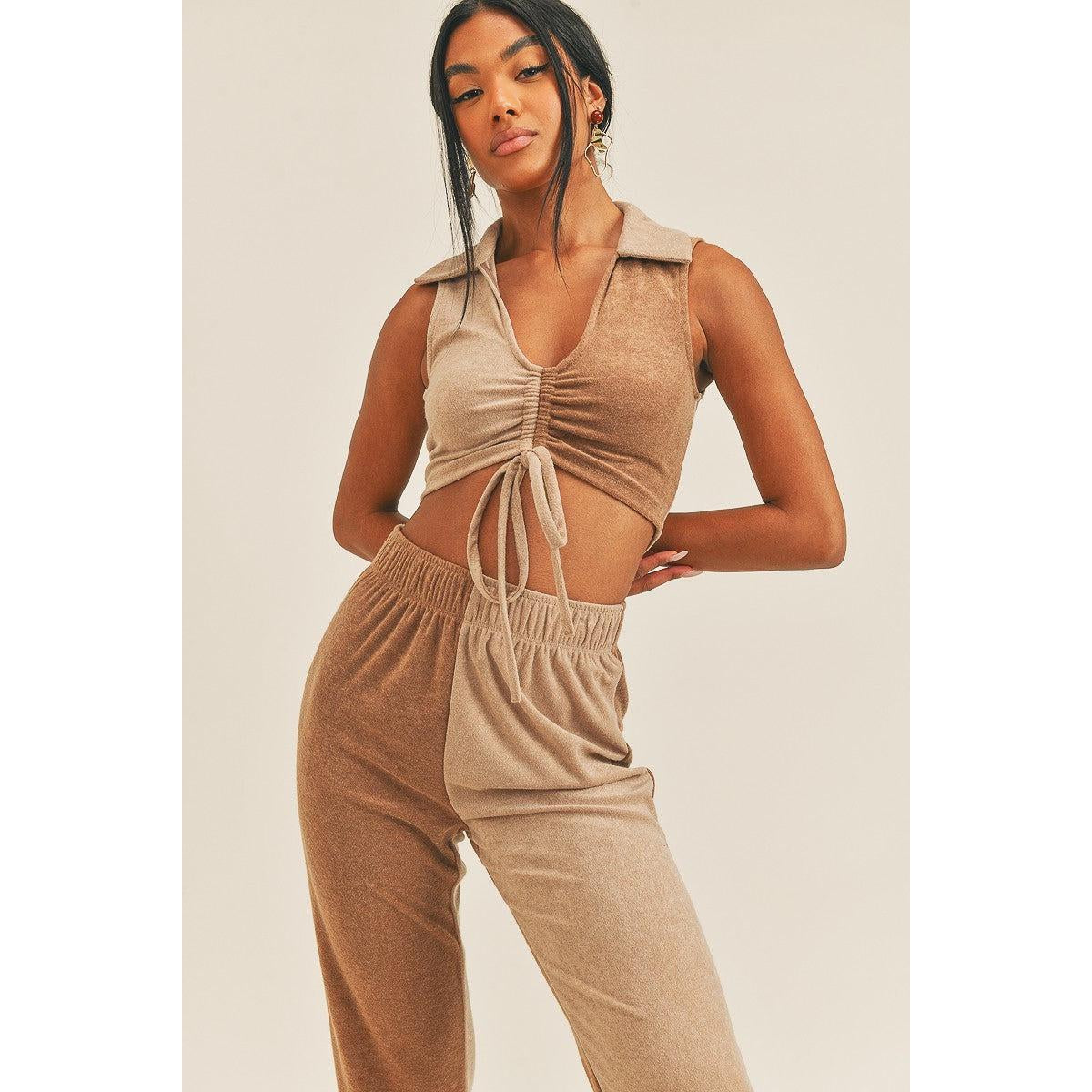 Two-tone Color Two-piece Set-NXTLVLNYC