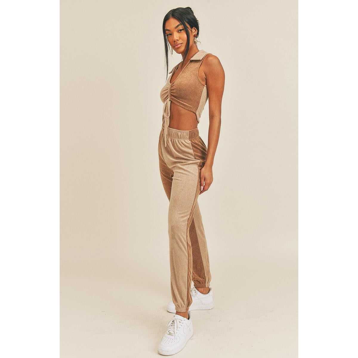 Two-tone Color Two-piece Set-NXTLVLNYC