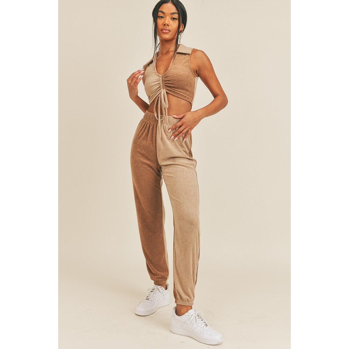 Two-tone Color Two-piece Set-NXTLVLNYC