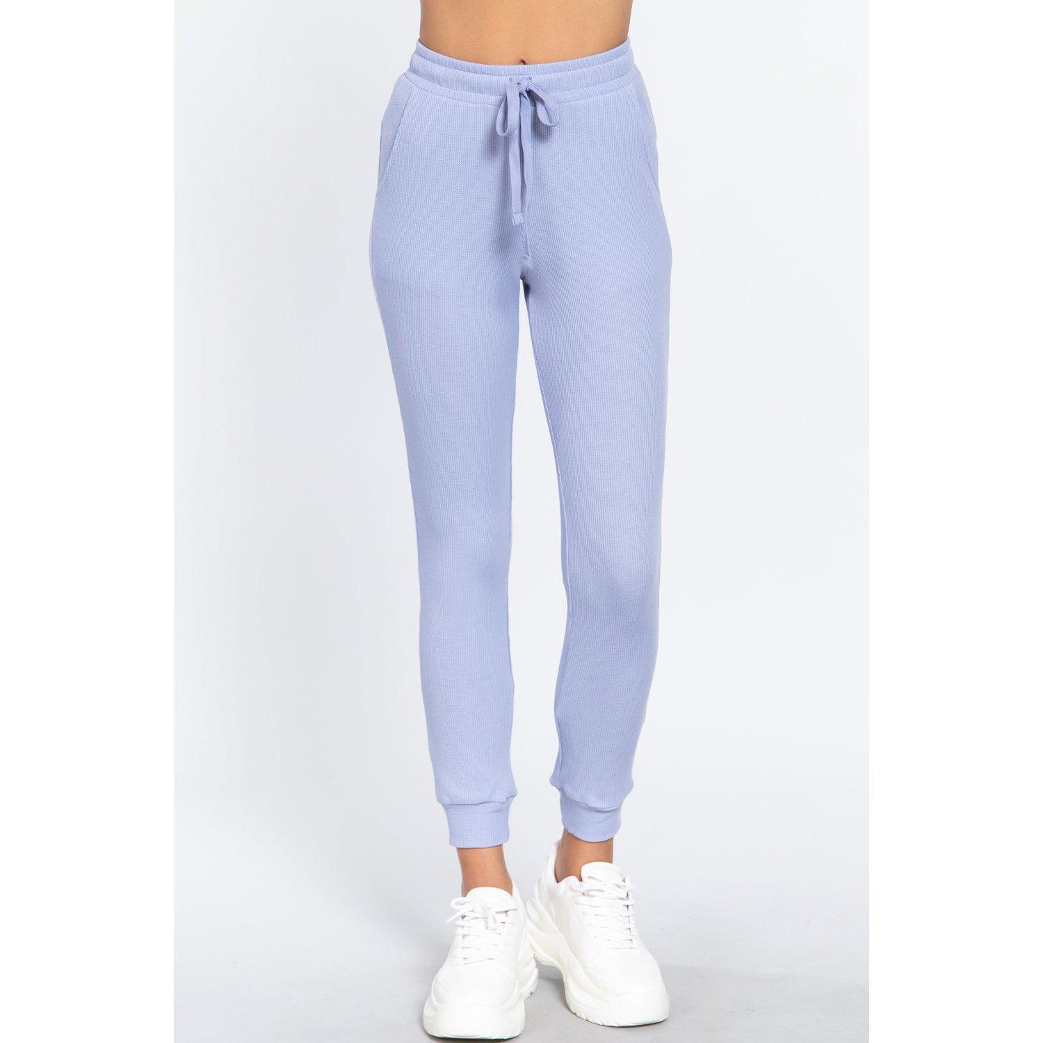 Waist Band Side Pocket Thermal Pants-NXTLVLNYC