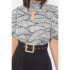 Woven Print Top Fashion Romper-NXTLVLNYC