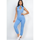 Zip Front Jumpsuit-Jumpsuits & Rompers-NXTLVLNYC