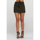 Zip-up Plaid Pocketed Skort-NXTLVLNYC